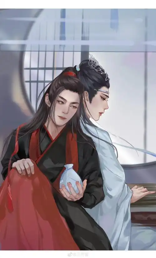 肖战博肖王一博陈情令饭绘