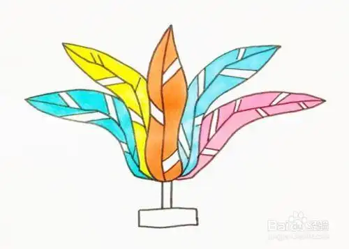 毽子的简笔画教程