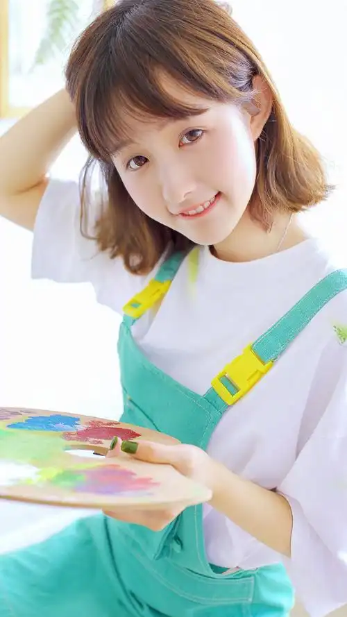 画室美女性感唯美写真高清华为手机壁纸