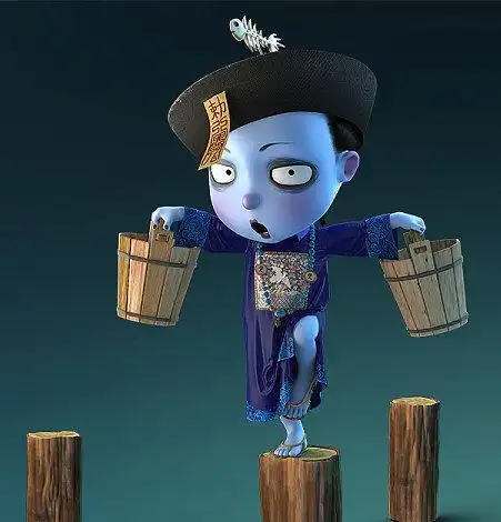 僵小鱼是风鱼动漫出品的中国风小僵尸,灵感源于林正英大师的经典僵尸