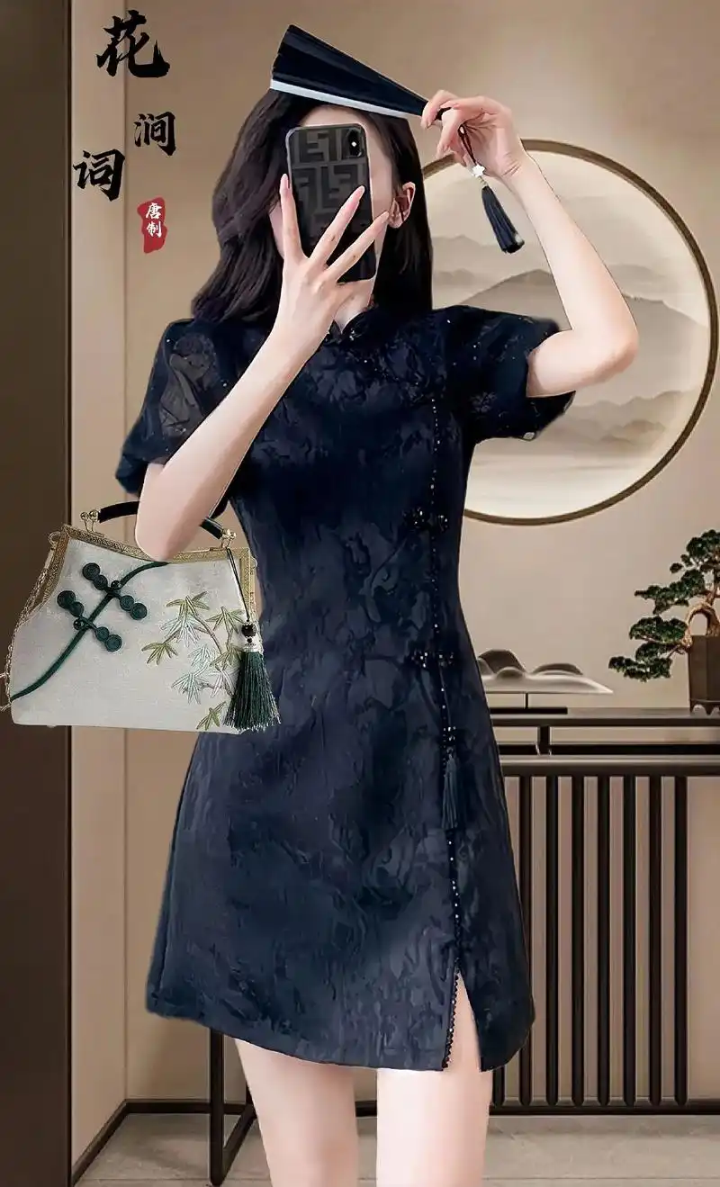 气质国风改良旗袍