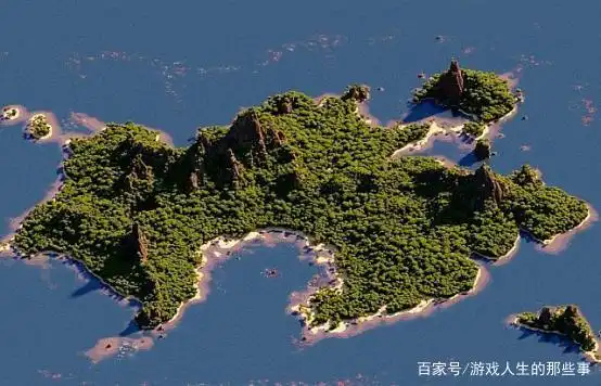 我的世界:曼妙的自然风光 快来围观大神是如何改造小岛的