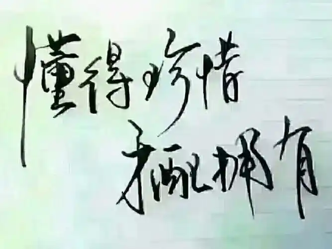 懂得珍惜,才佩永有,感恩相伴