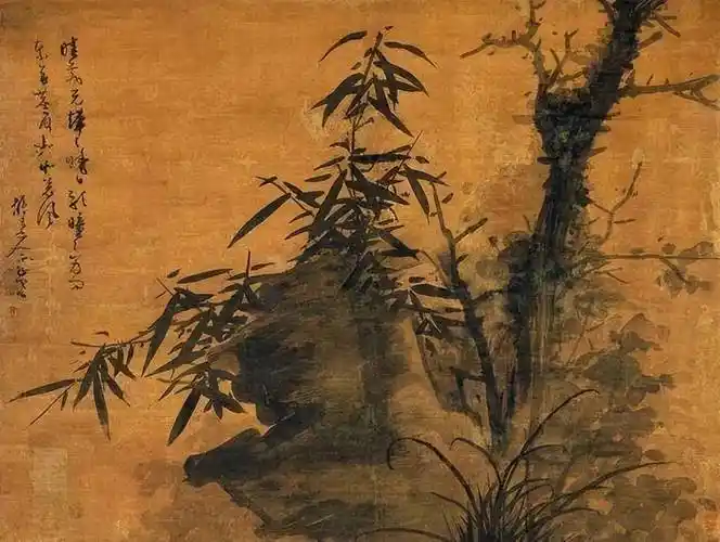 吴镇山水画欣赏