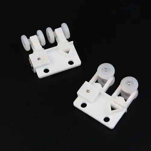 厂家批发窗帘轨道大方磁碰 耐用居家窗帘配件 悬挂式窗帘轨道滑轮