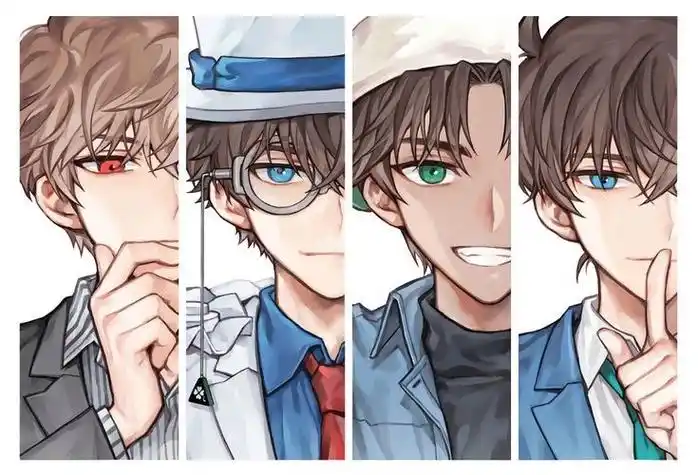 3/4组とは,青山刚昌の漫画作品『名探侦コナン』および『まじっく快斗