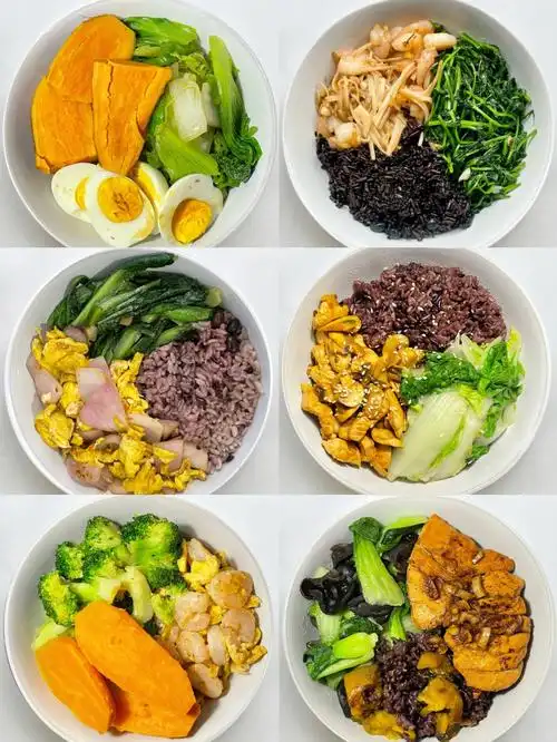 减脂午餐拼盘合集营养健康减脂餐搭配方法