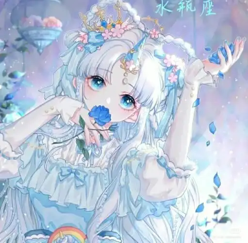 水瓶座的女生头像来了