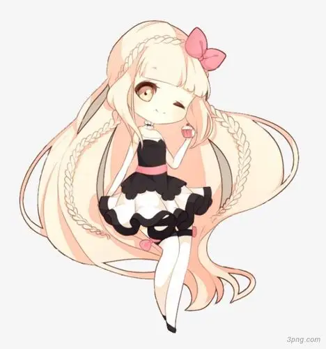 卡通q版可爱人物免抠图像png素材透明免抠图片-其他元素