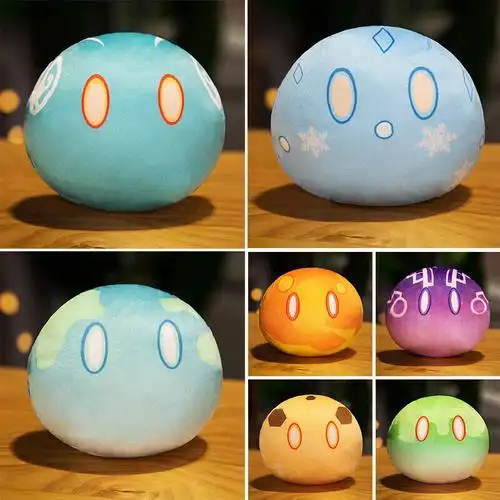 动漫二次元原神游戏周边史莱姆玩偶毛绒玩具睡觉抱枕公仔七夕情人节