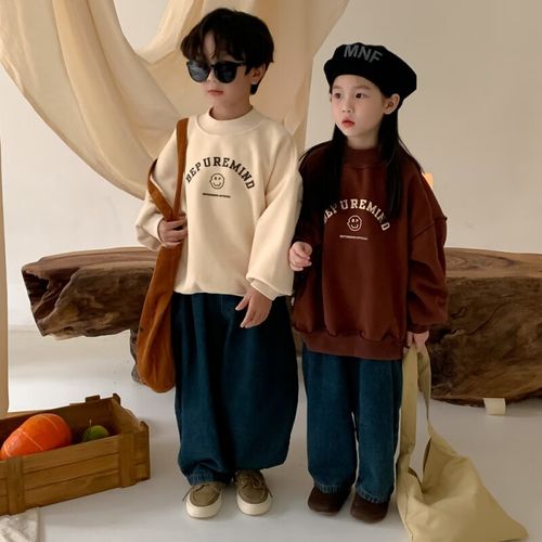 格素凡双胞胎龙凤胎兄妹衣服秋冬装加厚款姐弟套装儿童秋冬加绒卫衣装