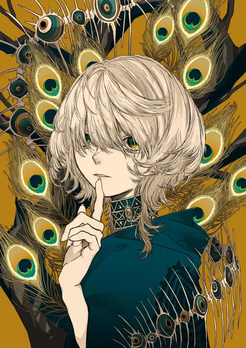 画师画师maguru white绘制的一组动漫角色插画,用流畅的线条勾画出