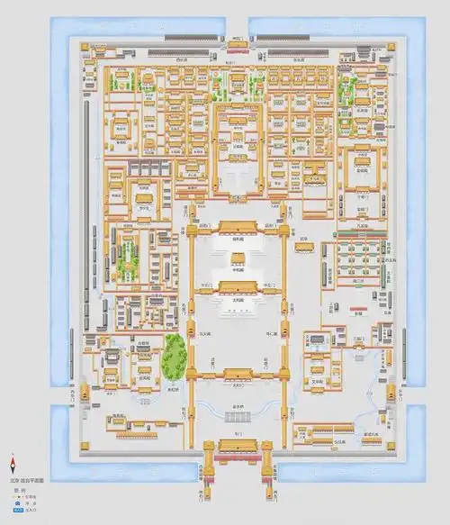 腾讯地图手绘平面图样例北京故宫手抄报怎么画有关故宫博物院简笔画的