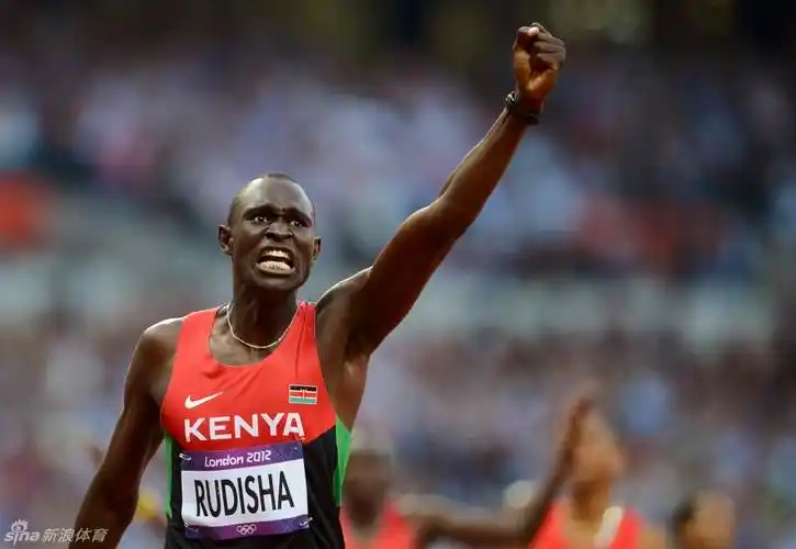 男子800米鲁迪沙破世界纪录夺冠(高清组图)