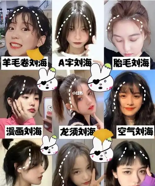 想知道你适合什么刘海剪刘海前必看的指南