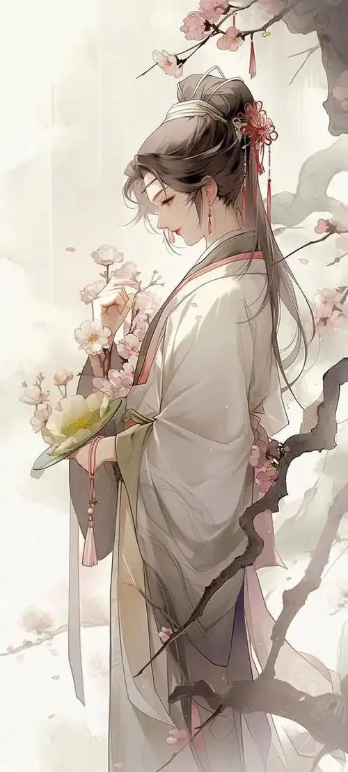 壁纸 | 传统色彩古风仙子