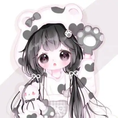 动漫呆萌系可爱少女头像60张_女生动漫头像_头像屋