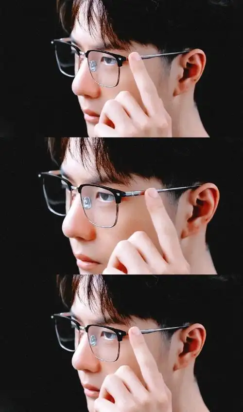 #王一博绿框墨镜##王一博#