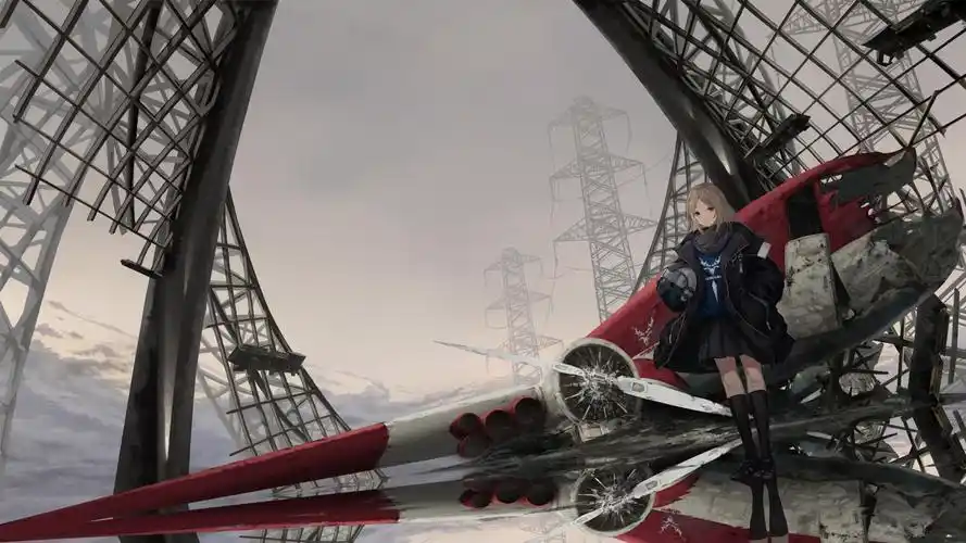 日系动漫美少女唯美卡通高清桌面壁纸同人二次元日漫卡通美女唯美高清