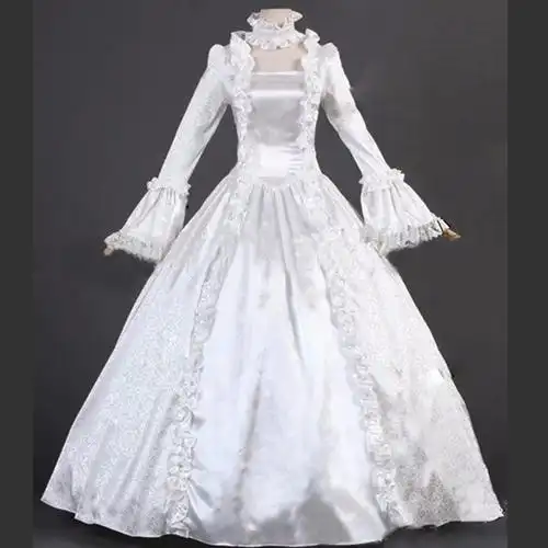 礼服】哥蕾丝lolita暗黑连衣裙宫廷风复古公主裙中世纪贵族礼服演出服