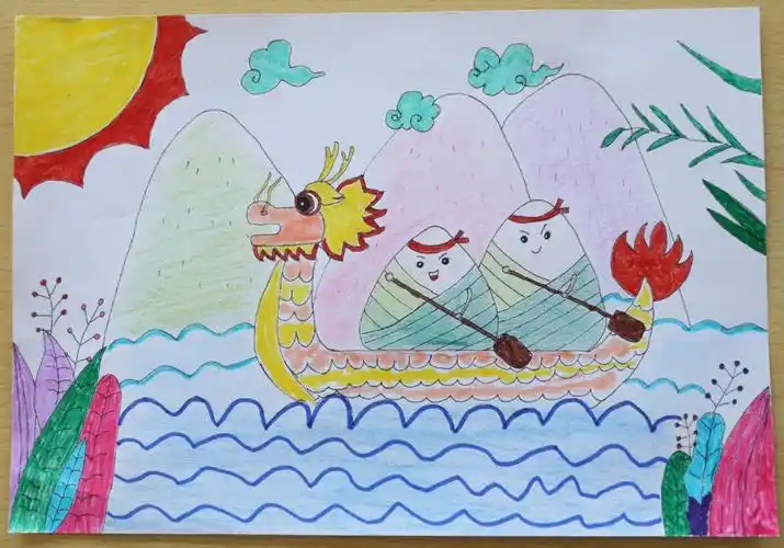 广阳区公共图书馆端午时节画端午绘画比赛精彩展示