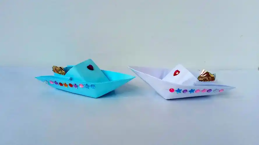 阿慧创意手工折纸,折纸轮船,步骤详细简单易学,好玩的折纸玩具#手工