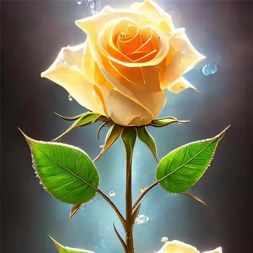 香槟金玫瑰唯美头像图片_微信头像_头像屋