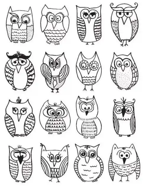 精致的简笔画图案