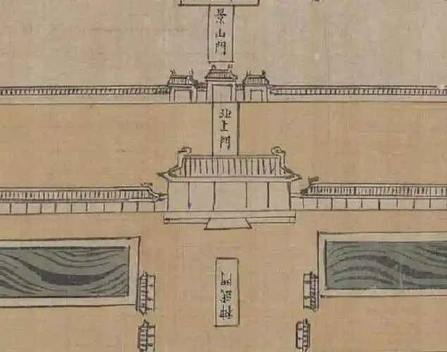 紫禁城原有十二座上门最后的北上门消失于拓路