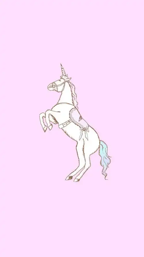 粉粉的独角兽,萌萌的