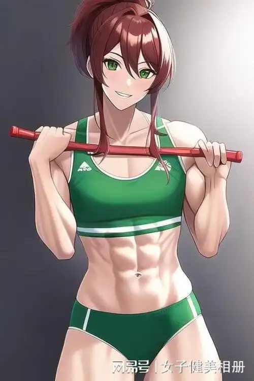 性感热辣的筋肉娘漫画又来啦!这么精致的腹肌线条很难让人不爱!