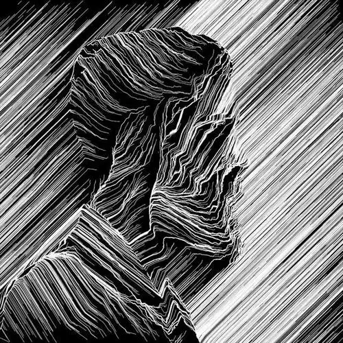 抽象化的线条艺术作品