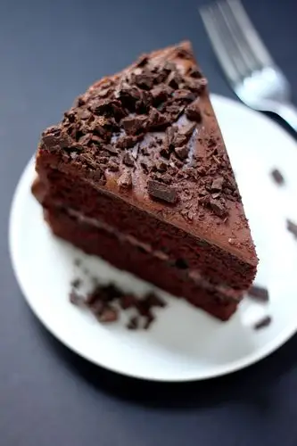 super decadent chocolate cake with chocolate fudge frosting