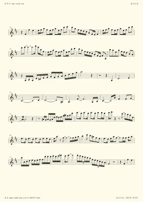 ayasa岛村绚莎(五线谱 小提琴谱)-弹琴吧(原蛐蛐钢琴网),小提琴谱