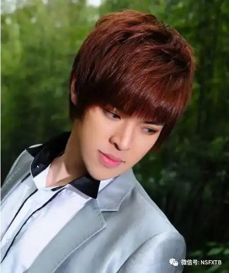 厚刘海发型设计阳光男生碎发发型