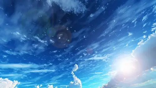 二次元的天空高清桌面壁纸_卡通动漫_壁纸下载_美桌网