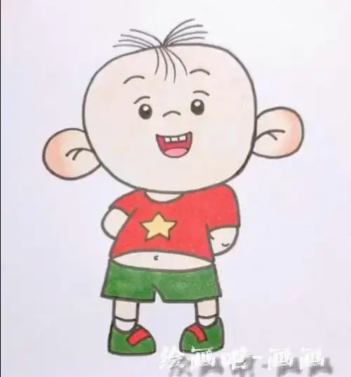 卡通形象简笔画男孩卡通形象简笔画