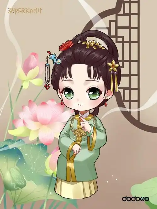 superkamii  #红楼梦  #原创ip  #q版  #绘画  #贾迎春  #薯条小助手