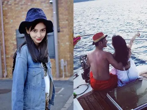 angelababy5月大肚首度曝光! 挺肚拍广告露香肩辣翻