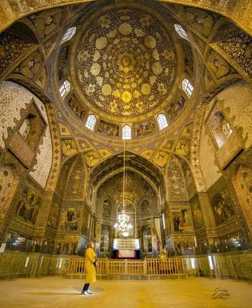 位于伊朗伊斯法罕的伯利恒教堂内部