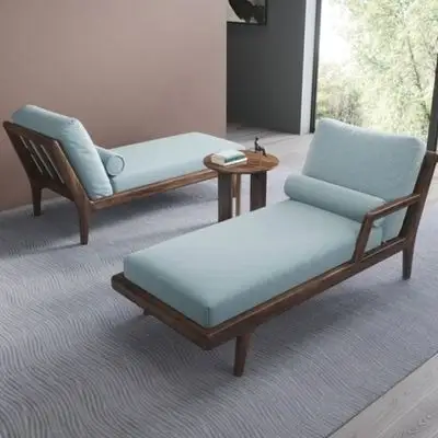 沙发舒适单个沙发家用贵妃躺椅单人懒人塌中式新懒人北欧躺卧休闲