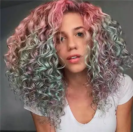 欧美复古小卷发 欧美小卷发图片