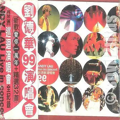 double cd 1999 andy lau live in concert 99 刘德华99演唱会 #3666