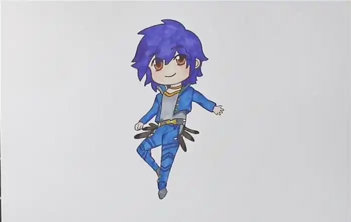 斗罗大陆五年后唐三简笔画教程q版唐三