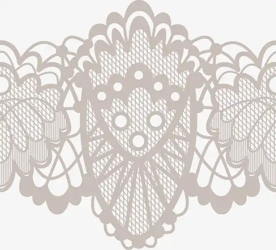 镂空蕾丝花边素材图