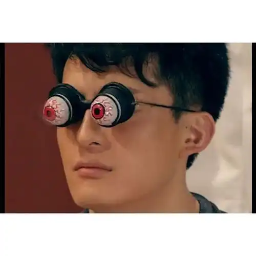 万圣节愚人节酒吧整蛊恶搞笑掉眼球弹眼珠玩具爱情公寓3弹簧眼镜新年