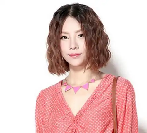 玉米烫短发发型图片超有味道的短发设计图