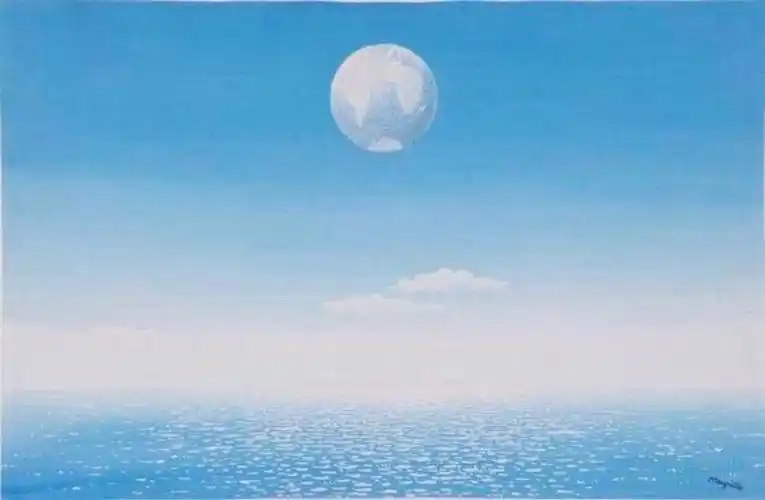 ins风蓝色背景 干净