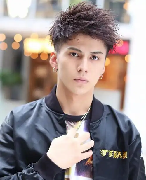 男中碎发烫哪种发型最好