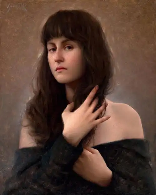 gustavoramos油画人物肖像